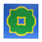 LEGO Platte 3811pb02 (Grundplatte, blaue Unterseite)